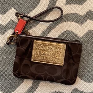 Coach Poppy Wristlet